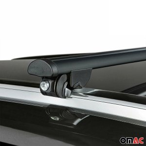 Nissan Rogue Sport Roof Rack Cross Bars - Omac - Beamar 2Pcs - Black - '17-'20
